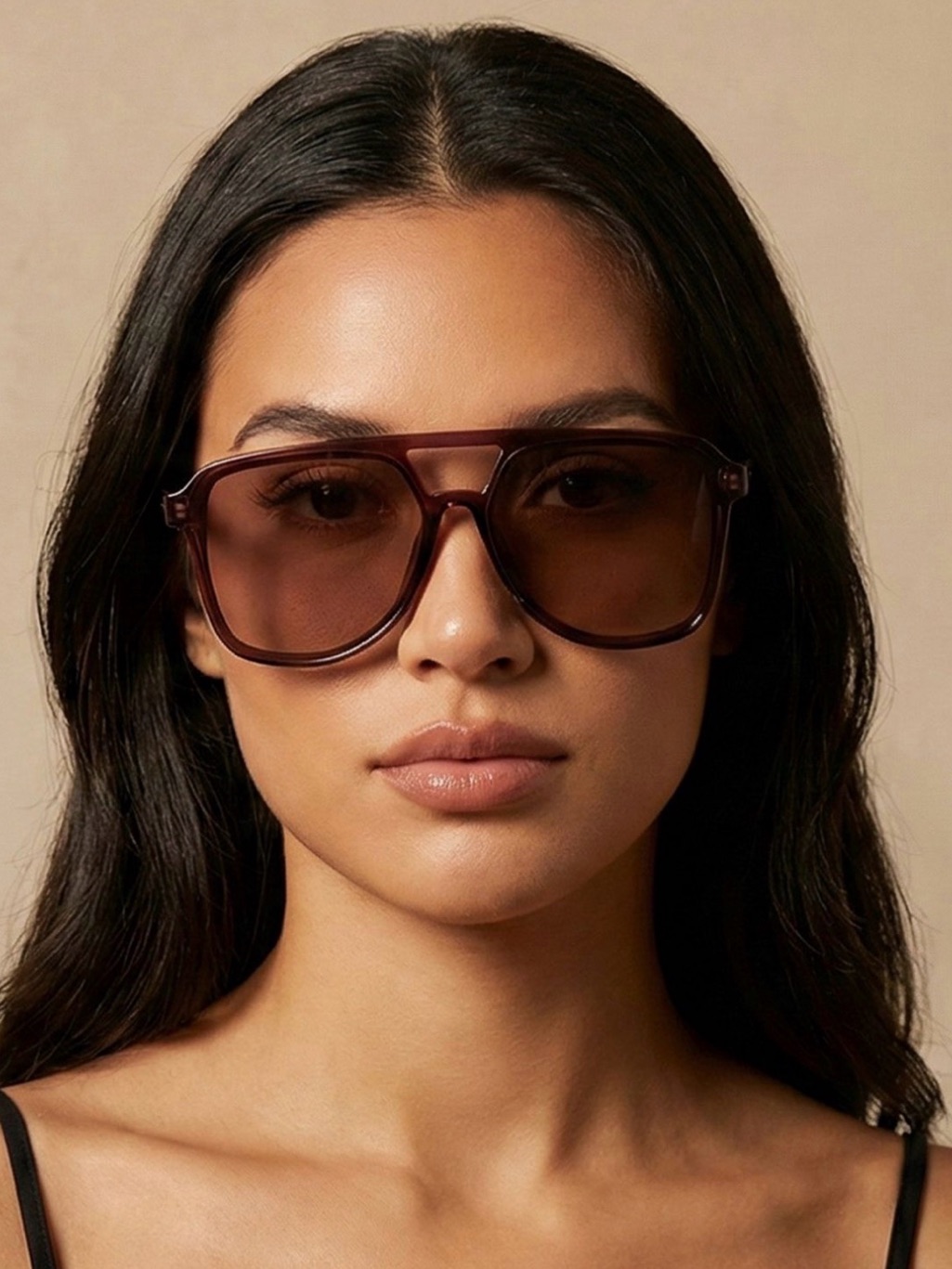 Fifth & Ninth Oversized Aviator Sunglasses